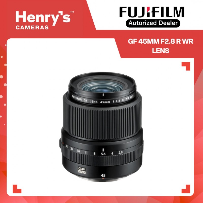 FUJIFILM GF 45MM F2.8 R WR LENS
